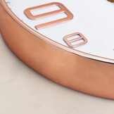 Moderne Wandklok Roségoud 30cm Stil Niet-Tikkend - 74% Korting