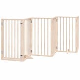 VidaXL Hondenhek Inklapbaar 6 Panelen - 300cm Populierenhout - 29% Korting