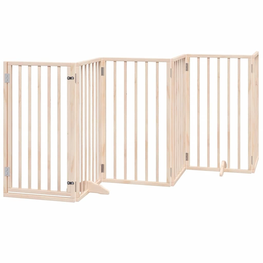 VidaXL Hondenhek Inklapbaar 6 Panelen - 300cm Populierenhout - 29% Korting