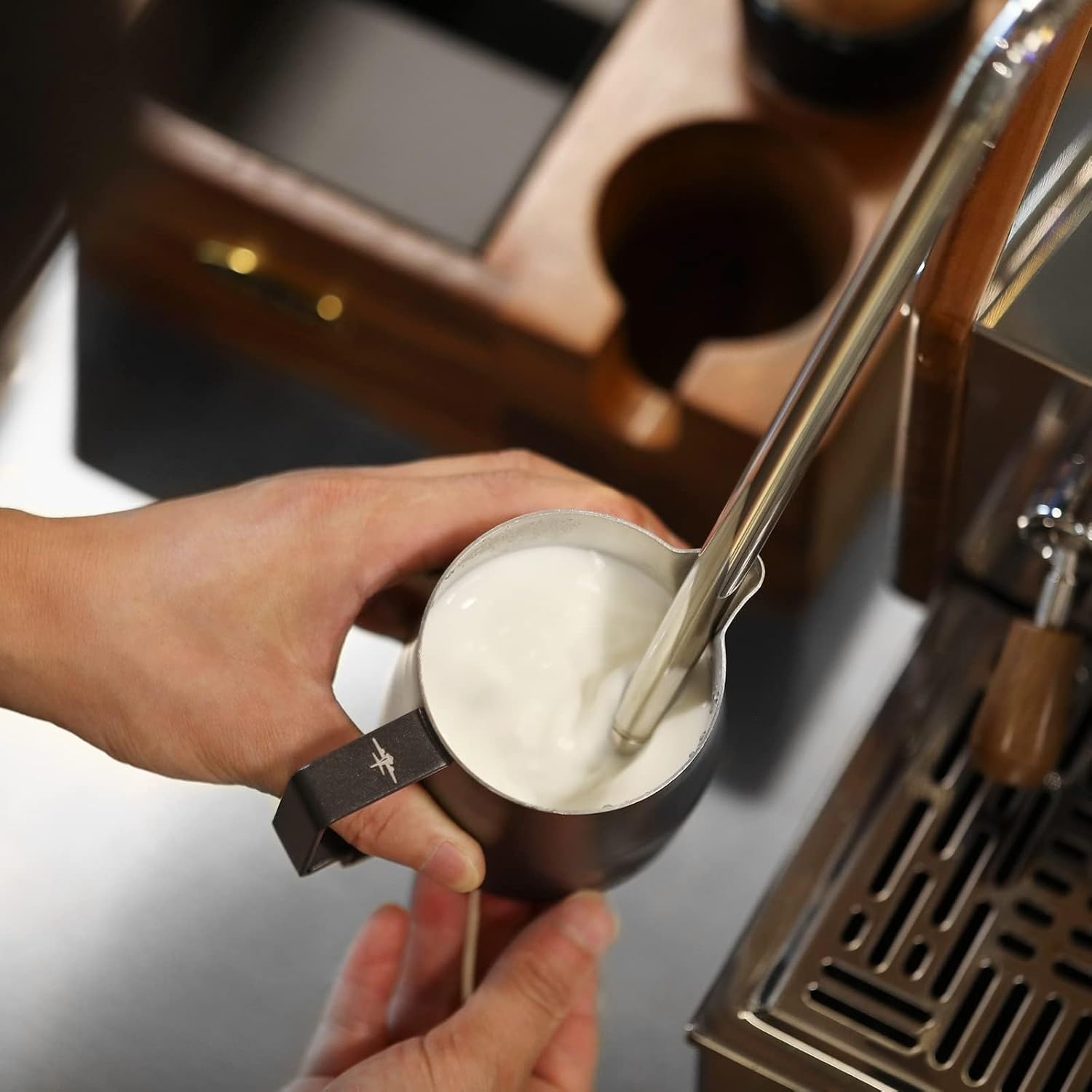 RVS Melkopschuimpitcher met Vogelbek, 450ml - Nu 33% Korting!