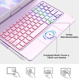 Toetsenbordhoes met Touchpad & Potloodhouder - iPad 10.2" (28% korting)