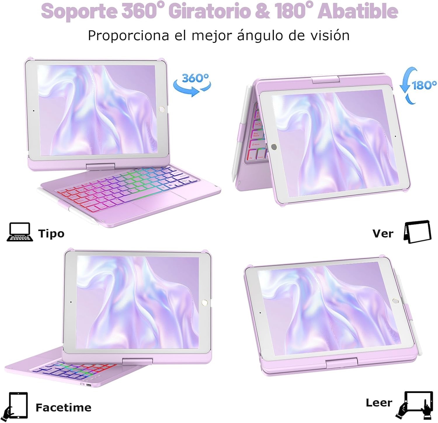 Toetsenbordhoes met Touchpad & Potloodhouder - iPad 10.2" (28% korting)