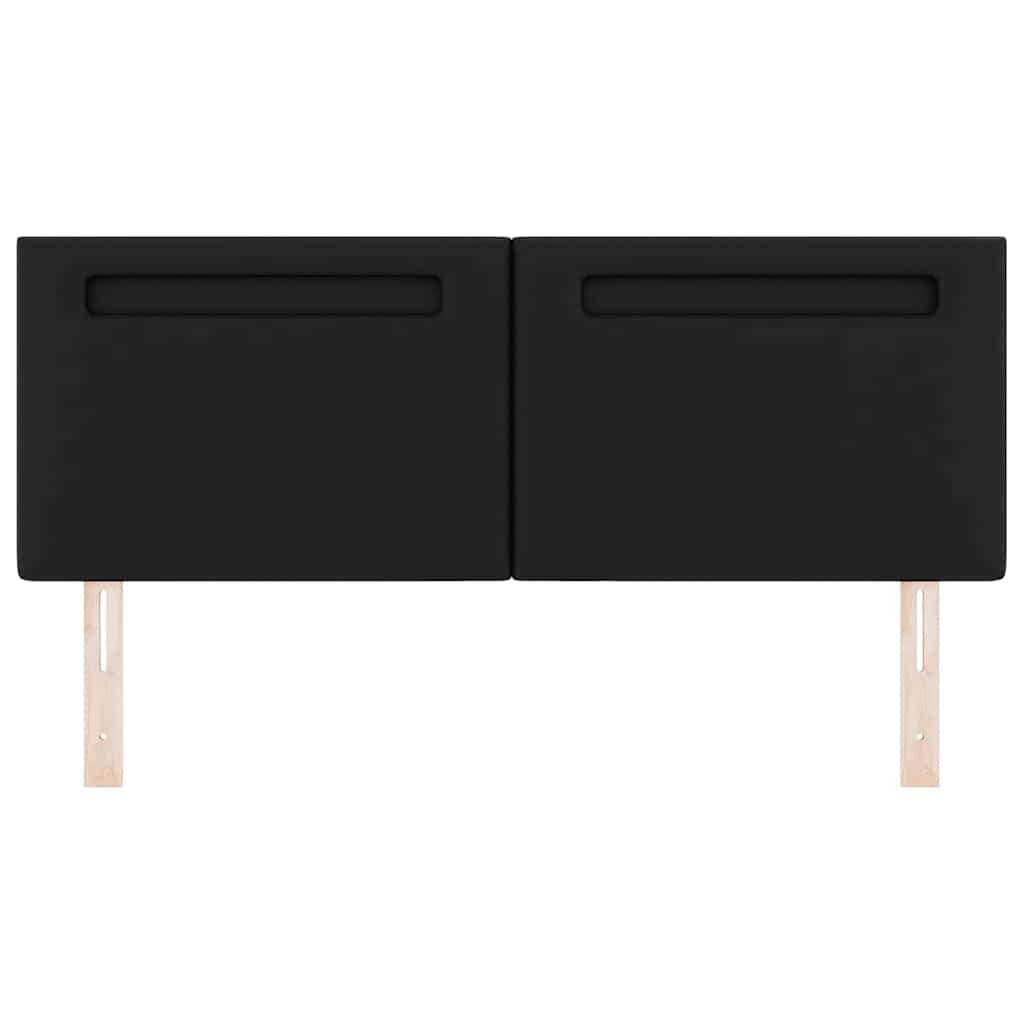 Zwart PVC Hoofdbord - Verstelbaar & Modern (144 cm) - 34% Korting