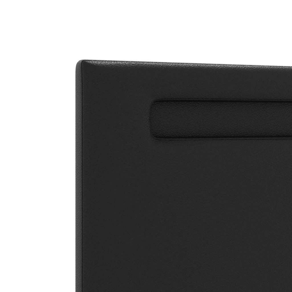Zwart PVC Hoofdbord - Verstelbaar & Modern (144 cm) - 34% Korting