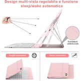 Roze iPad Air 11 Toetsenbordhoes met Touchpad (33% korting)
