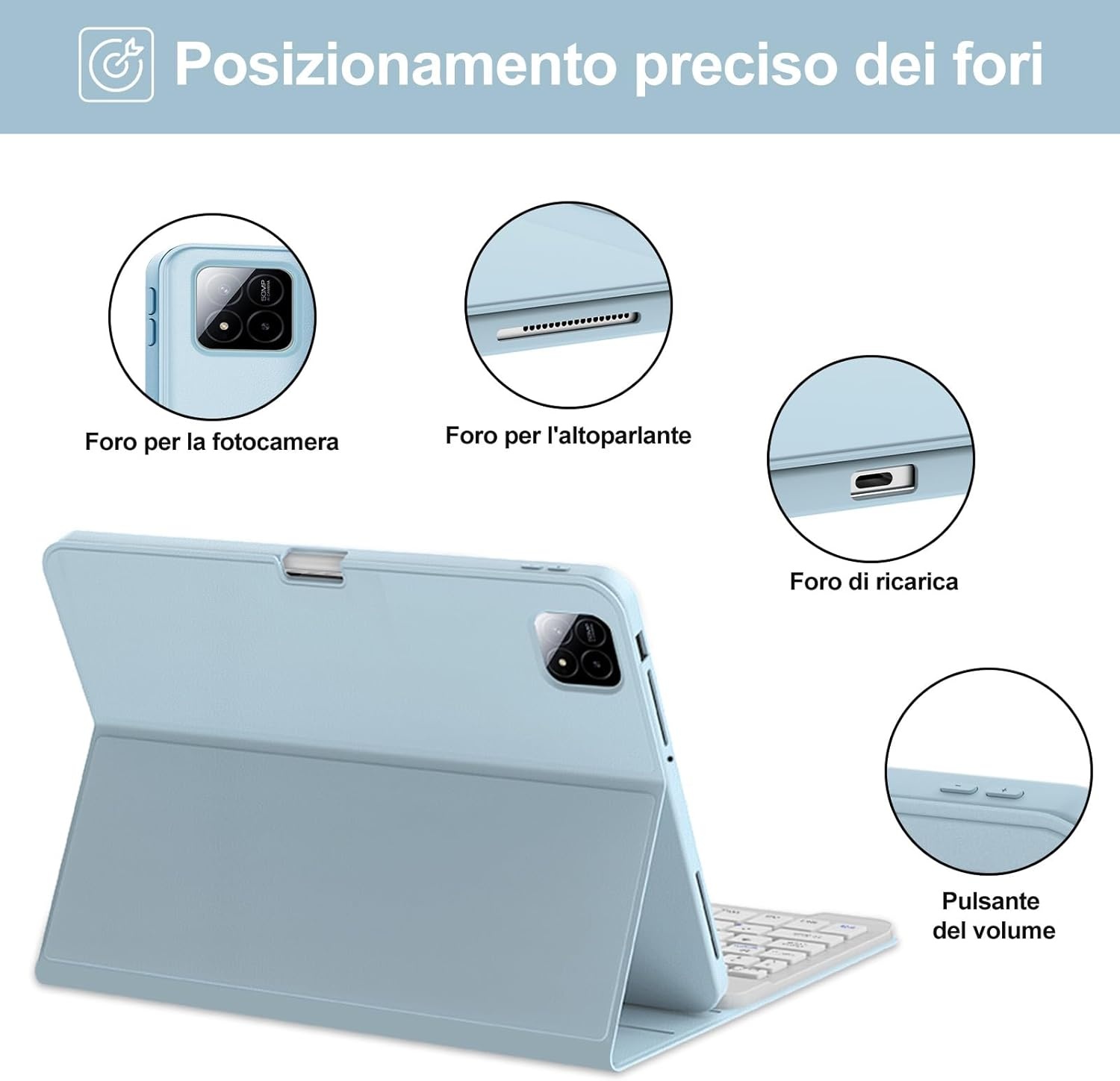 Toetsenbordhoes met Bluetooth voor Xiaomi Pad 7/8 Serie (11.2") - 28% Korting