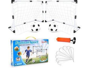 Voetbaldoelen Set Kinderen (2 stuks) - 33% Korting!