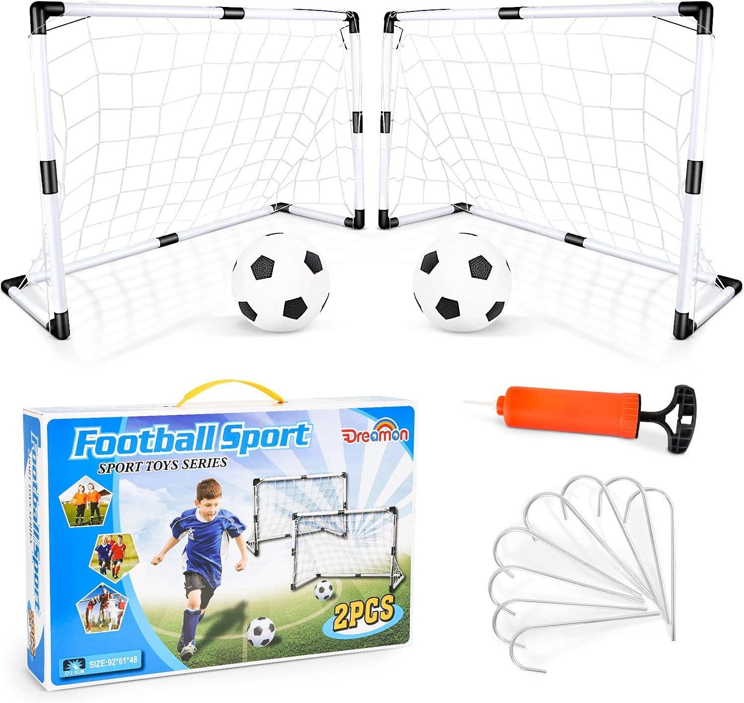 Voetbaldoelen Set Kinderen (2 stuks) - 33% Korting!