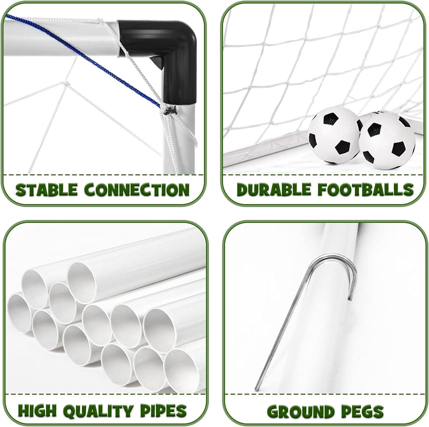Voetbaldoelen Set Kinderen (2 stuks) - 33% Korting!