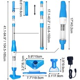 Draadloze Zwembadzuiger met Accu - 90 min Looptijd - Blauw - 54% Korting