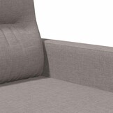 Taupe Stoffen Driezitsbank (180cm) - 30% Korting
