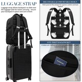 Ruime Zwarte Laptoprugzak 55L | Waterdicht & USB | 34% Korting