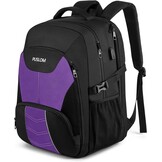 Ruime Zwarte Laptoprugzak 55L | Waterdicht & USB | 34% Korting