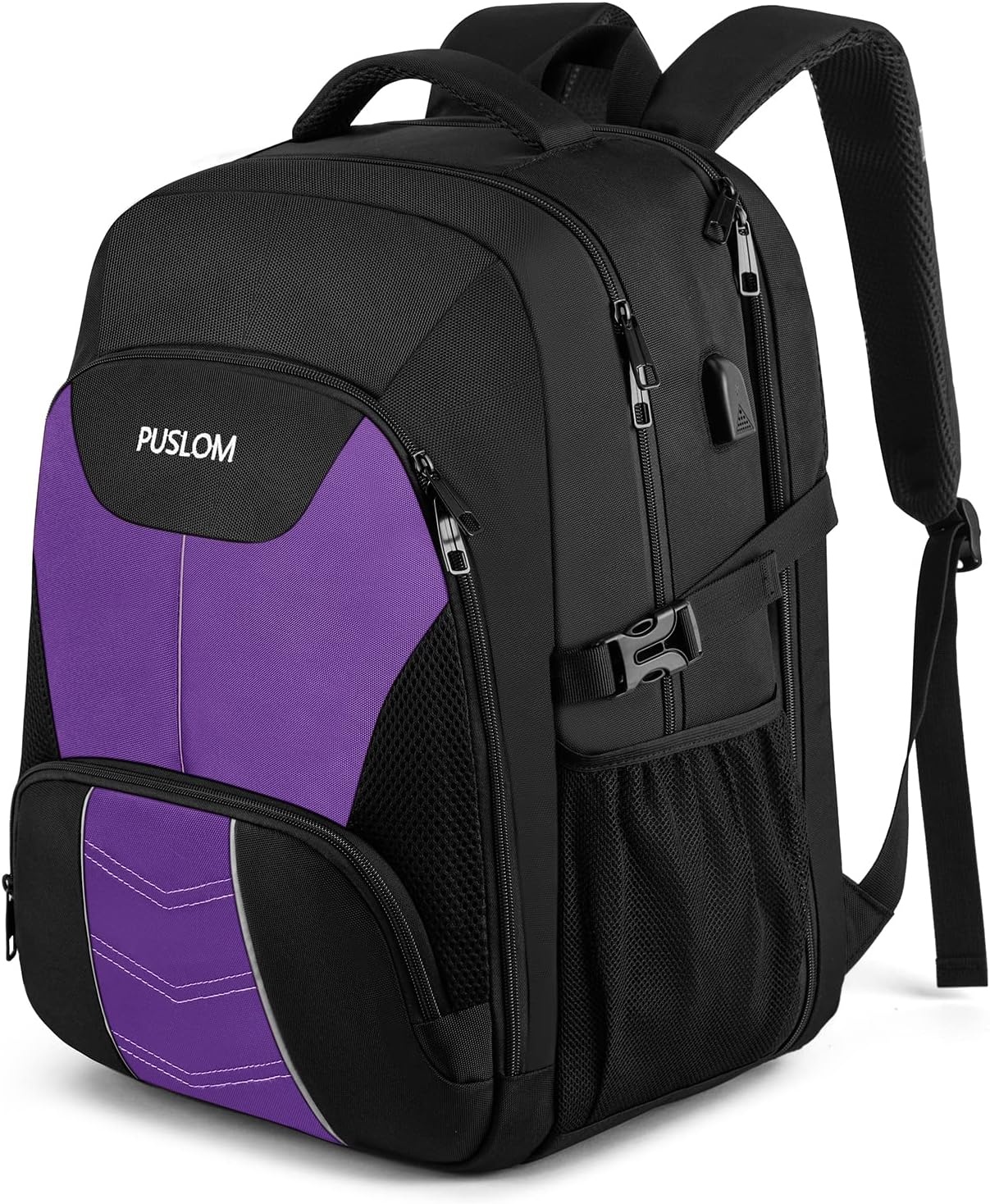 Ruime Zwarte Laptoprugzak 55L | Waterdicht & USB | 34% Korting