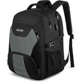 Ruime Zwarte Laptoprugzak 55L | Waterdicht & USB | 34% Korting