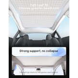 Zonnescherm Tesla Model Y | UV-bescherming | 2-delig | Wit | -33%