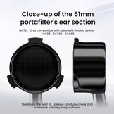 Bodemloze Zeefdrager 51mm: Perfect voor De'Longhi Dedica & SMEG met 34% Korting!