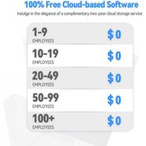 Cloud Tijdregistratiesysteem TC1 | WiFi | Mobiele App | 5 Kaarten | 30% Korting