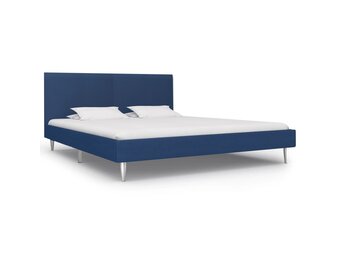 Blauw Stoffen Bedframe 180x200cm - 35% Korting