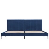 Blauw Stoffen Bedframe 180x200cm - 35% Korting