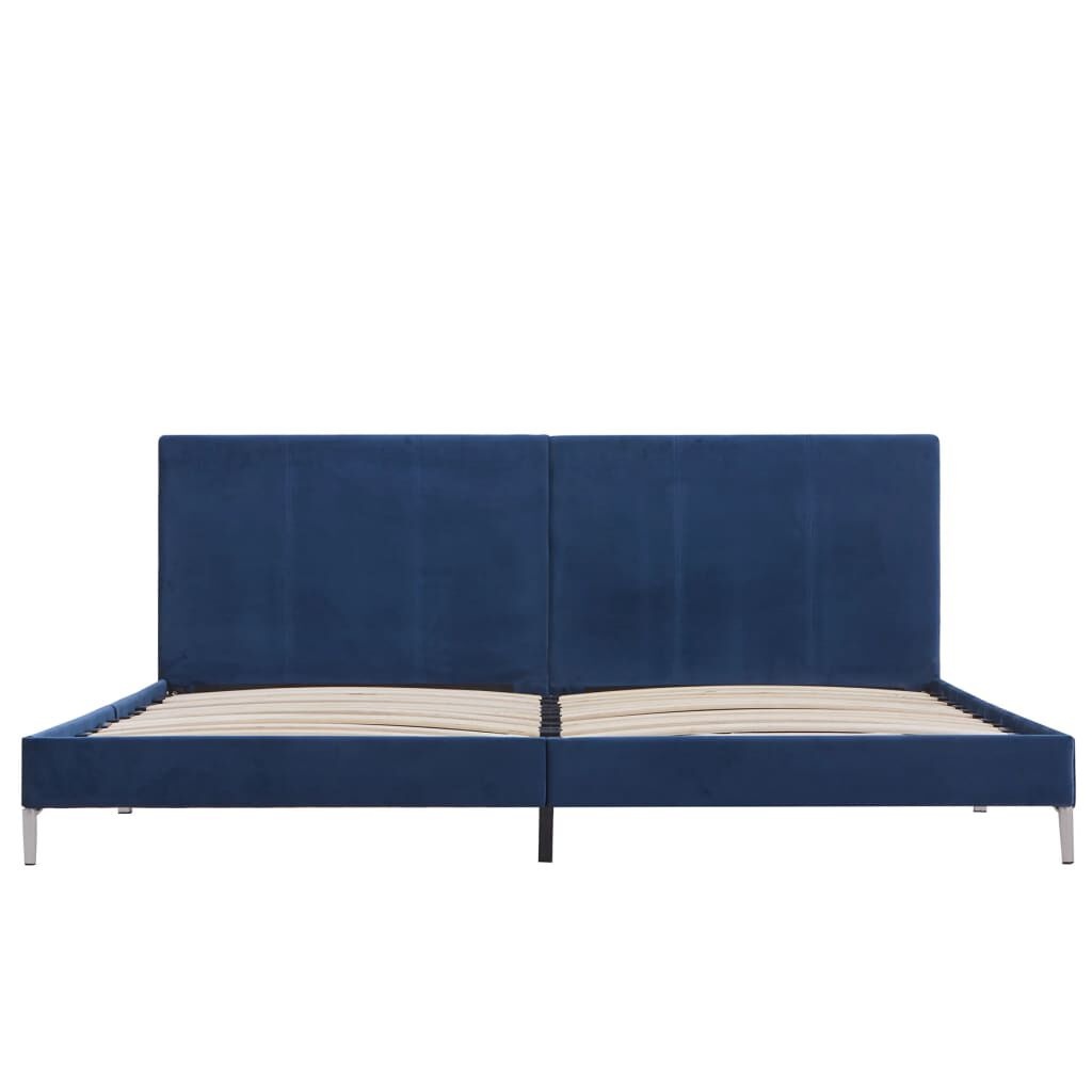 Blauw Stoffen Bedframe 180x200cm - 35% Korting