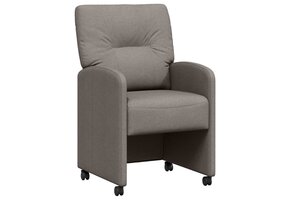 Eetstoelen met wielen Taupe - 57% Korting