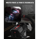 Racestuur Force Feedback met 3 Pedalen & H-Shifter - 35% Korting