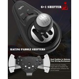 Racestuur Force Feedback met 3 Pedalen & H-Shifter - 35% Korting