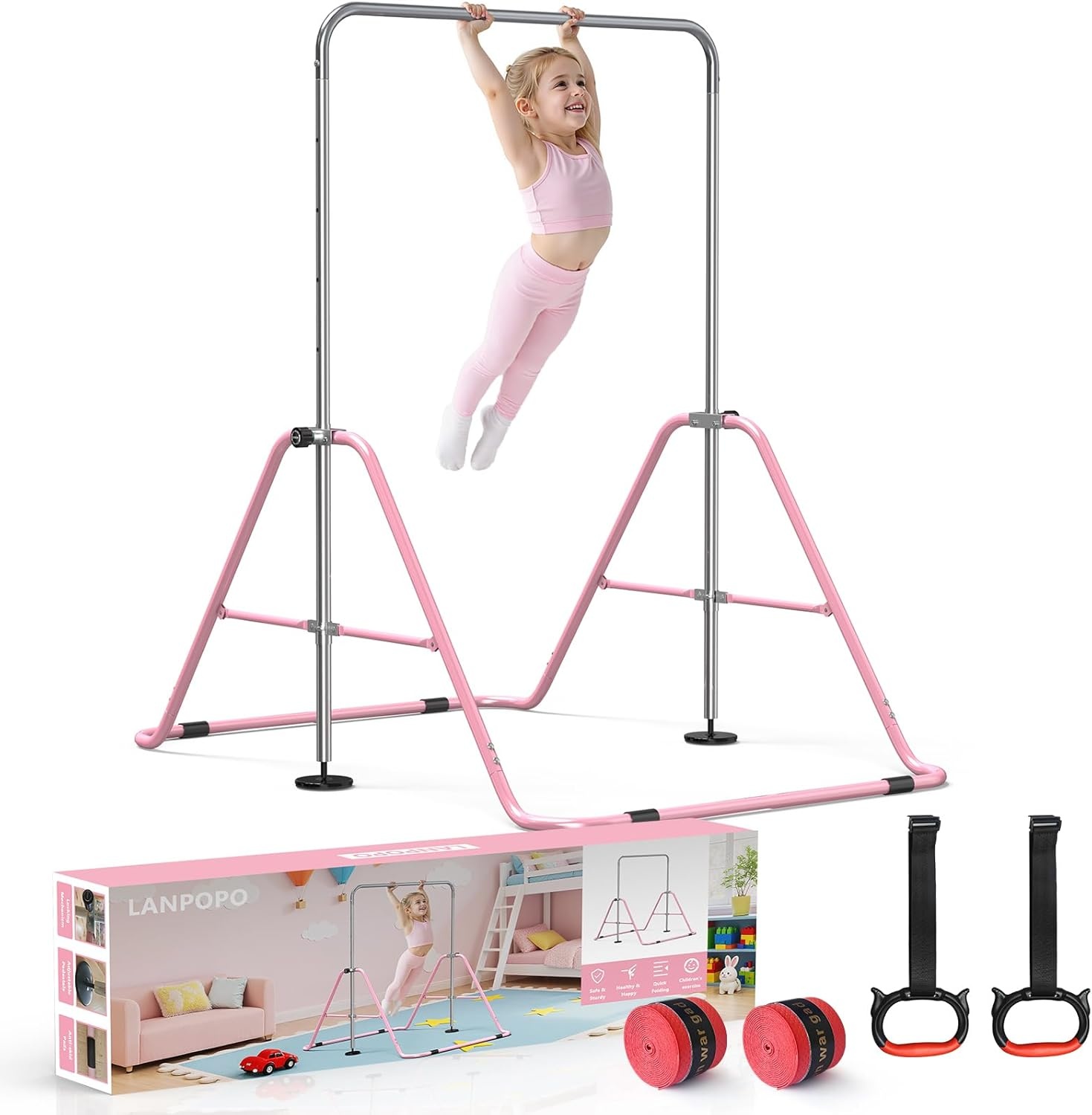 Opvouwbare Turnstang Kinderen | 4 Hoogtes | 29% Korting