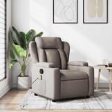 Verstelbare Massagestoel Taupe - 35% Korting!