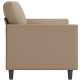 VidaXL Tweezitsbank Cappuccino - Kunstleer - 140 cm - 35% Korting