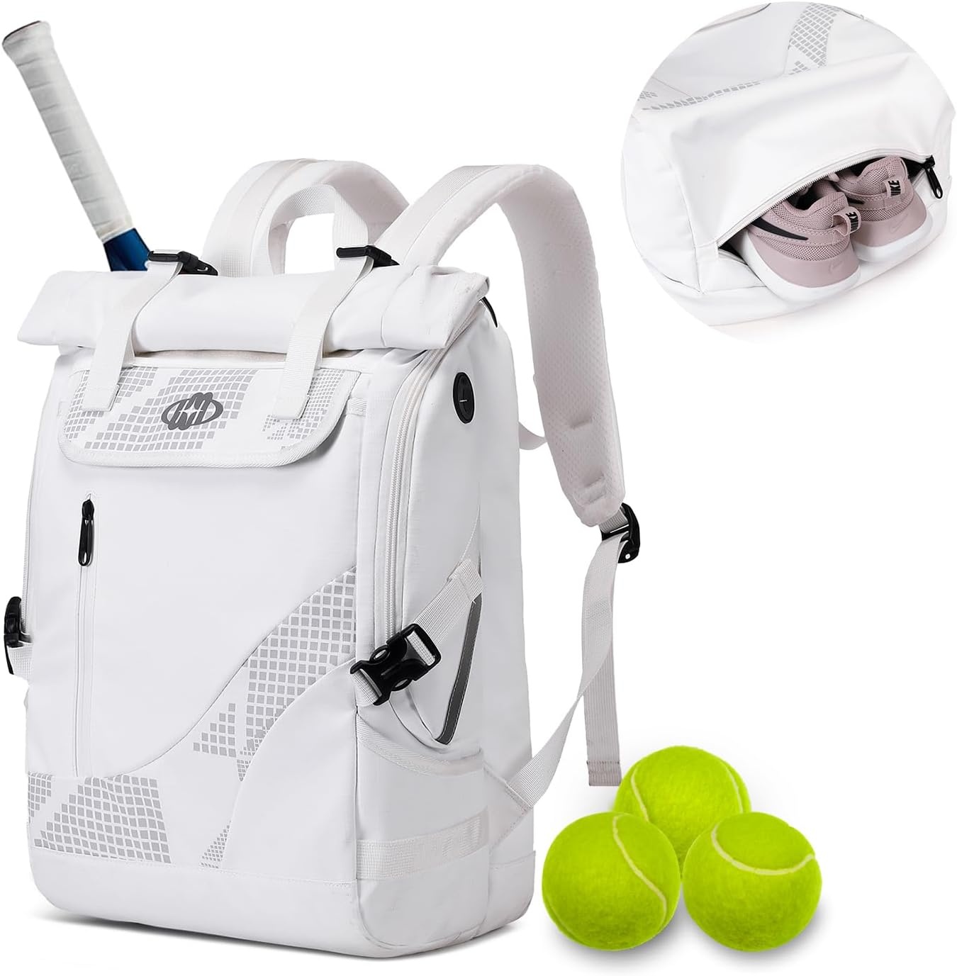 Tennisrugzak 40L - Rackets, Laptop & Schoenenvak - Unisekstoest - 29% Korting