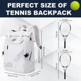 Tennisrugzak 40L - Rackets, Laptop & Schoenenvak - Unisekstoest - 29% Korting