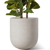 Grote Keramische Plantenpot Grijs 30 cm | Binnen & Buiten | 34% Korting