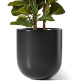 Grote Keramische Plantenpot Grijs 30 cm | Binnen & Buiten | 34% Korting