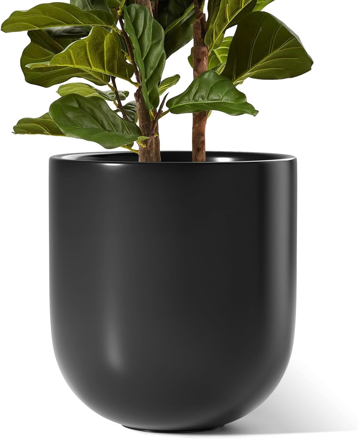 Grote Keramische Plantenpot Grijs 30 cm | Binnen & Buiten | 34% Korting