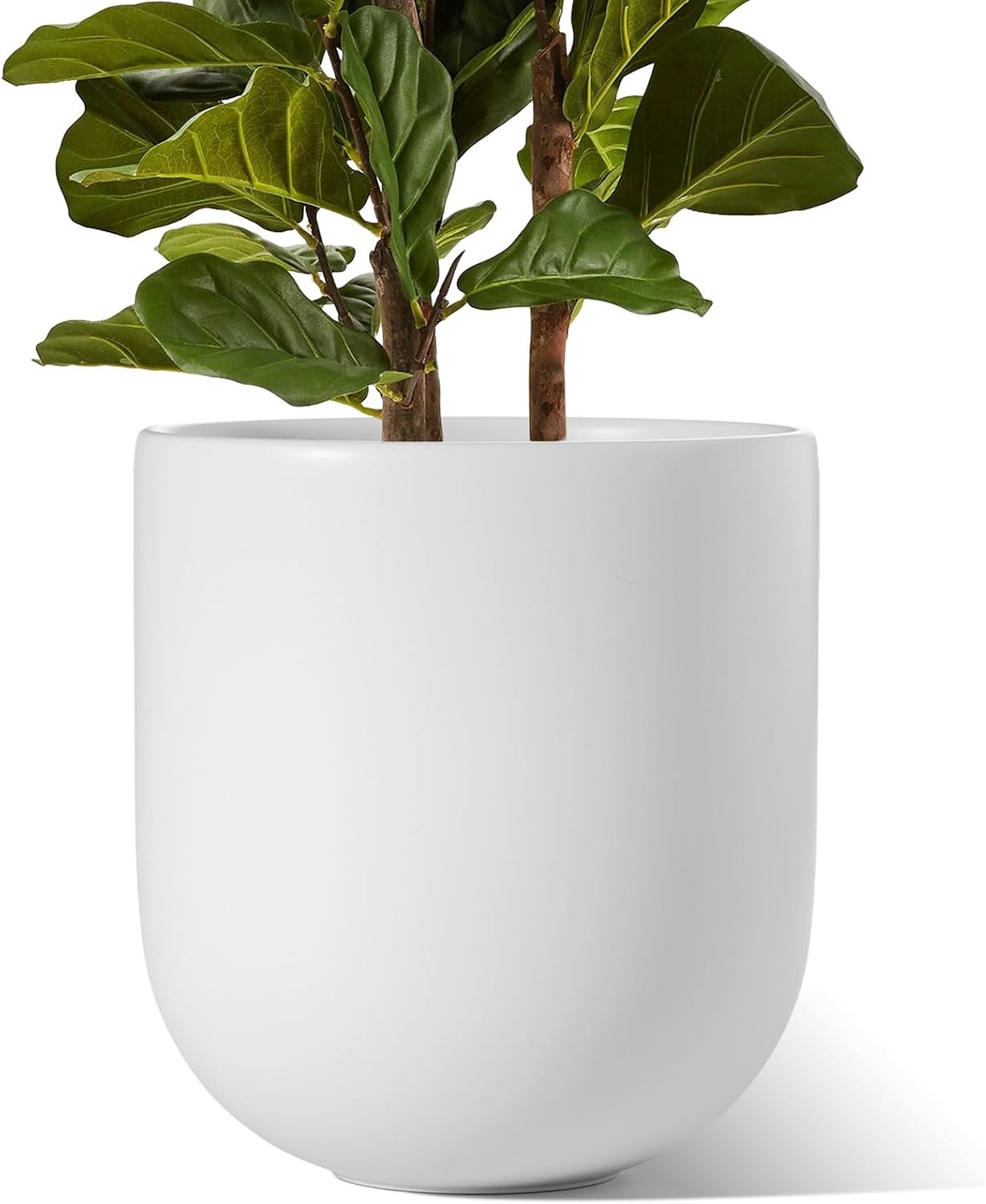 Grote Keramische Plantenpot Grijs 30 cm | Binnen & Buiten | 34% Korting
