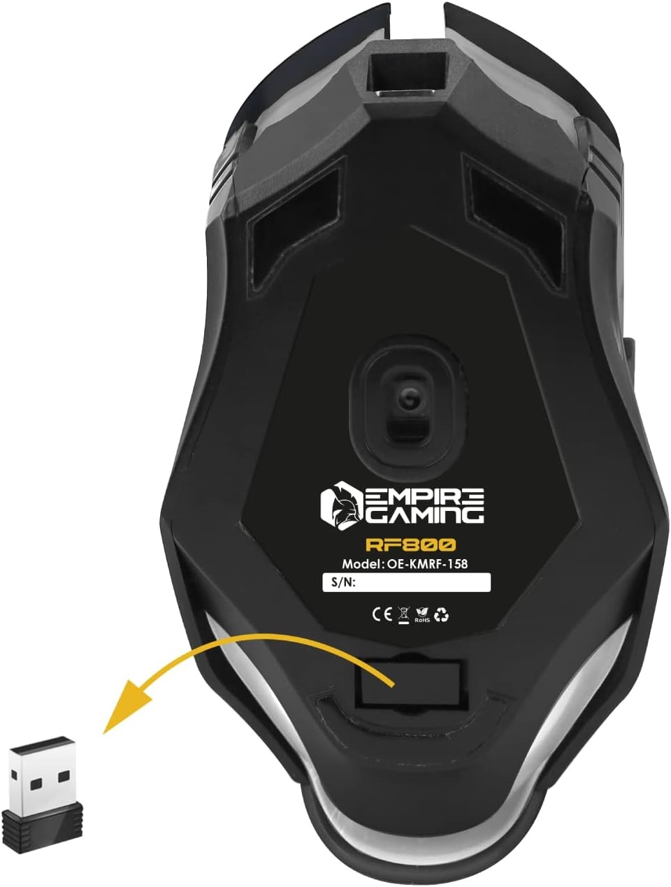 Draadloze Gaming Toetsenbord & Muis Set | QWERTY Spaans | RGB | 2.4 GHz