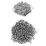 1000x Doorvoertules 6mm Zilver - Leer, Textiel & Knutselwerk