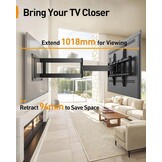 TV Muurbeugel 42-97" met Lange Arm & 34% Korting
