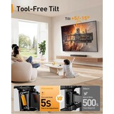 TV Muurbeugel 42-97" met Lange Arm & 34% Korting
