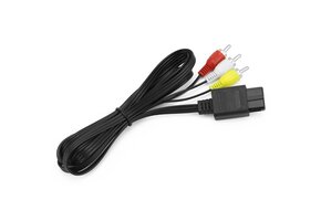 AV RCA Kabel 1.8m Driekleurig voor SNES, N64, GameCube | 54% Korting