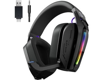 Gaming Headset 3-in-1: PC, PS5, Xbox, Mobiel | 40u Batterij | Zwart | -34%
