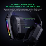 Gaming Headset 3-in-1: PC, PS5, Xbox, Mobiel | 40u Batterij | Zwart | -34%