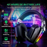 Gaming Headset 3-in-1: PC, PS5, Xbox, Mobiel | 40u Batterij | Zwart | -34%