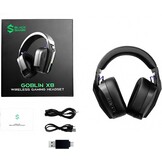 Gaming Headset 3-in-1: PC, PS5, Xbox, Mobiel | 40u Batterij | Zwart | -34%