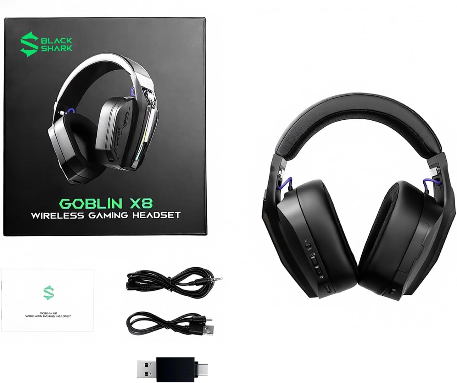 Gaming Headset 3-in-1: PC, PS5, Xbox, Mobiel | 40u Batterij | Zwart | -34%