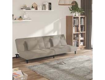 vidaXL Slaapbank Lichtgrijs Fluweel - 35% Korting!
