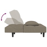 vidaXL Slaapbank Lichtgrijs Fluweel - 35% Korting!