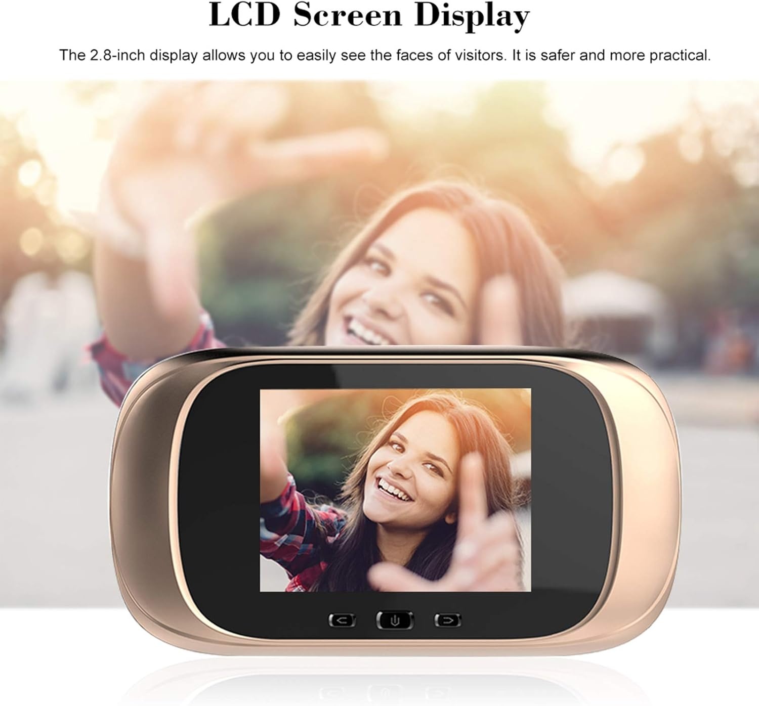 Digitale Deurspion Camera met LCD & Nachtzicht - 29% Korting
